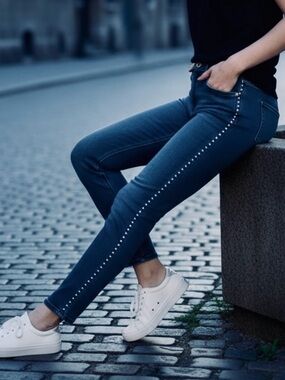 CURRENT/ELLOITT➕The Caballo Stiletto Jean